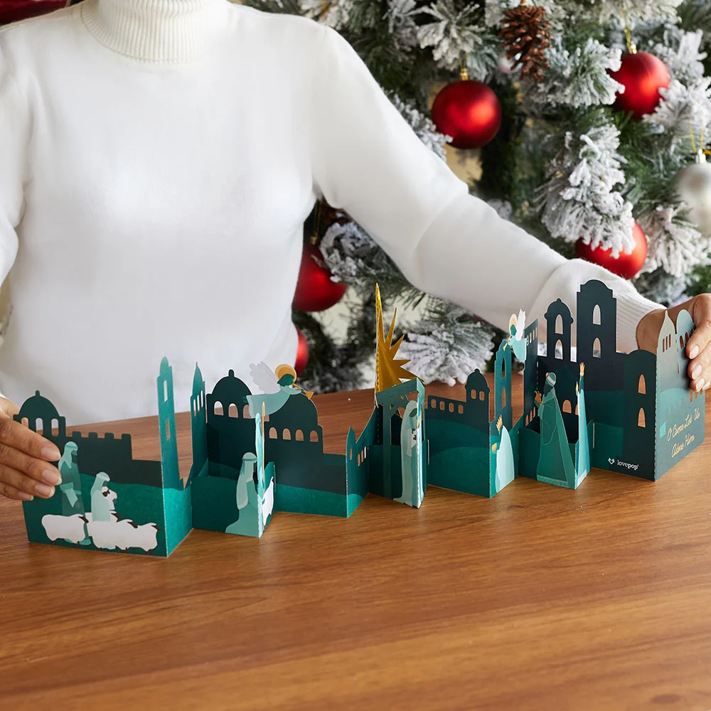 Lovepop Nativity Scene Loooooong Card (Expands to 2 feet)