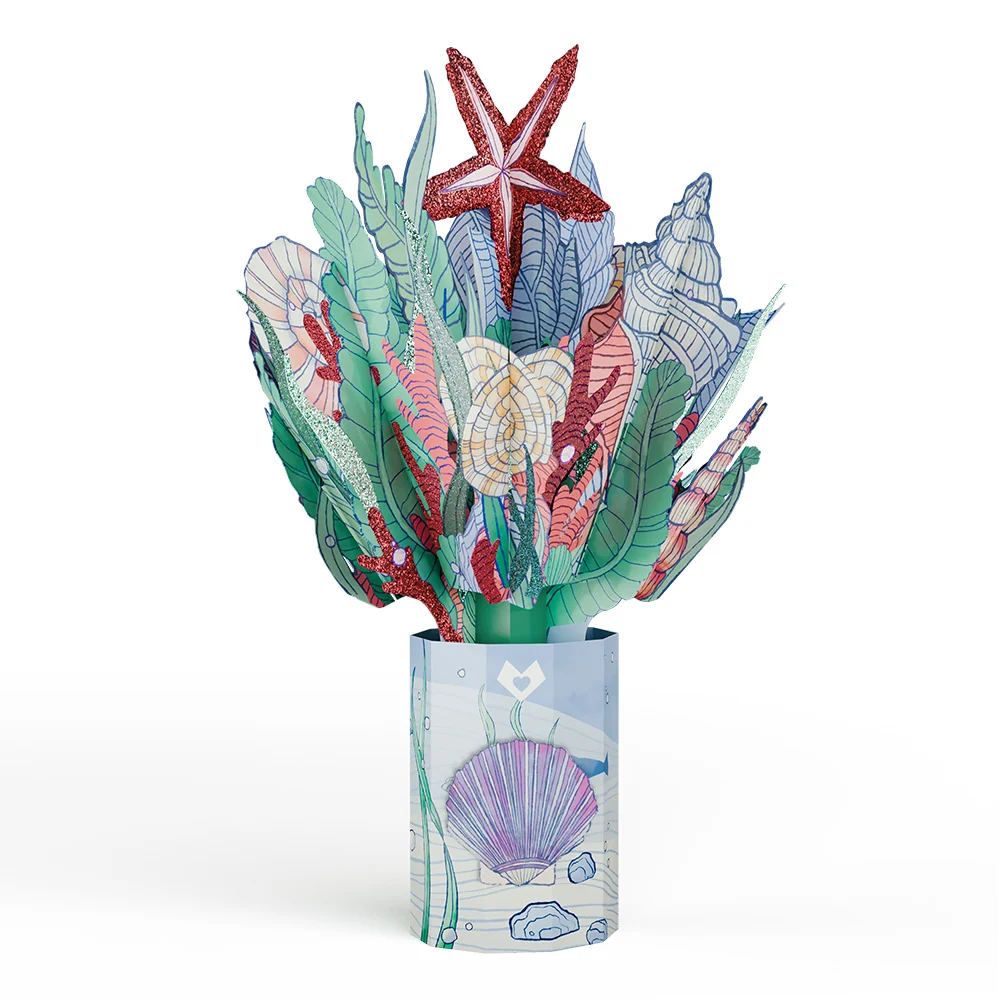 Lovepop Coastal Treasure Glitter Bouquet - Image 3