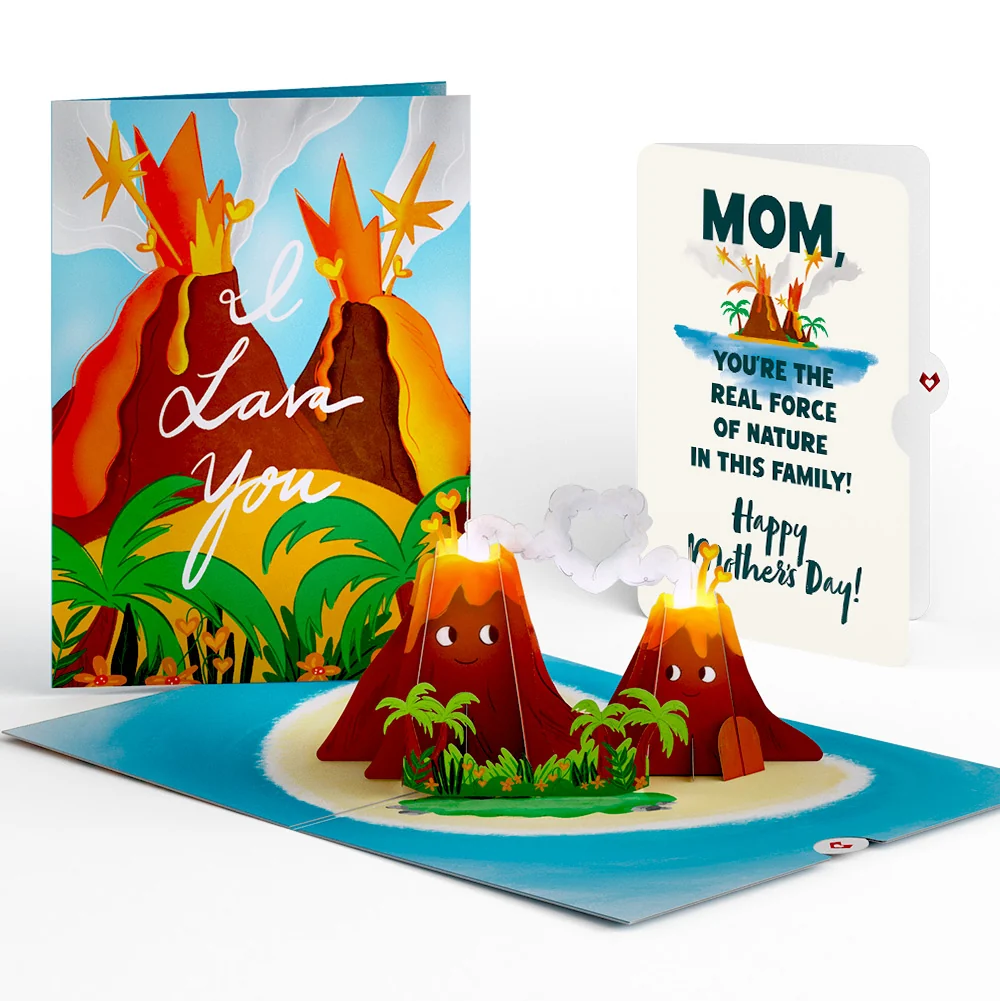 Lovepop I Lava You Mother's Day Light-Up Pop-Up Card and Sentiment Set for Mom