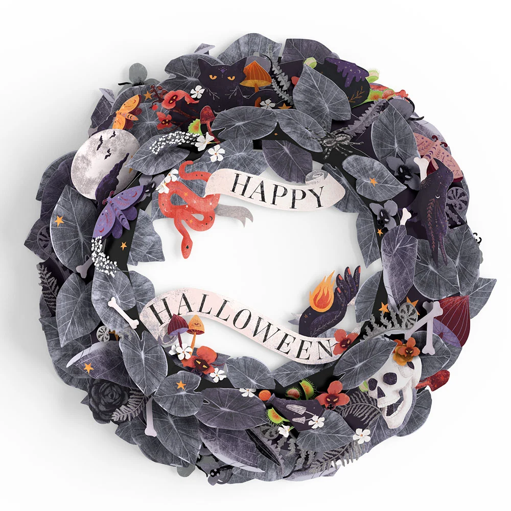 Lovepop Enchantingly Eerie Halloween Wreath and A Little Magic Sentiment Set - Image 3