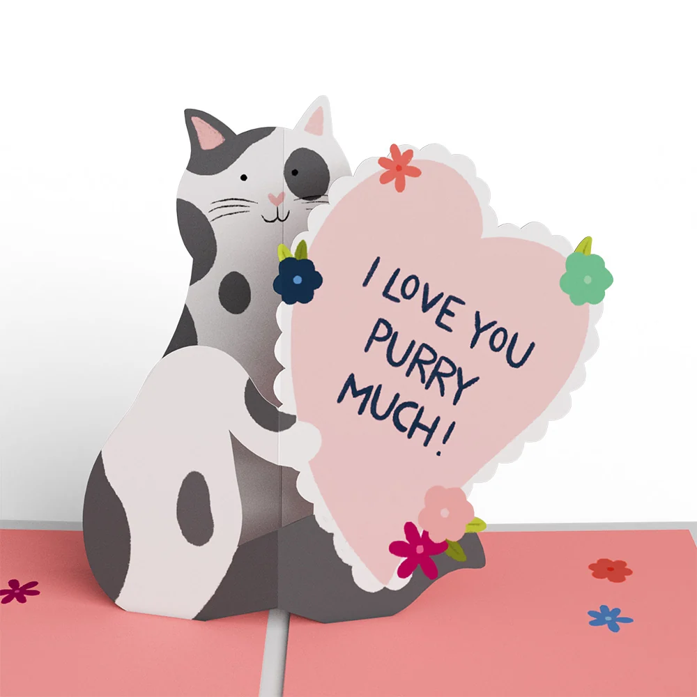 Lovepop Happy Meowentine’s Day Cat 4-in-1 Nesting Card - Image 10