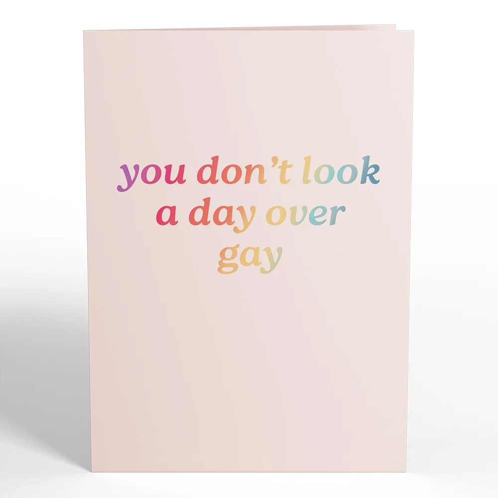 Lovepop You Don't Look a Day Over Gay Birthday Pop-Up Card - Image 5