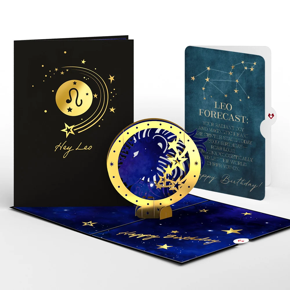 Lovepop Leo Zodiac Birthday Pop-Up Card and Sentiment Set