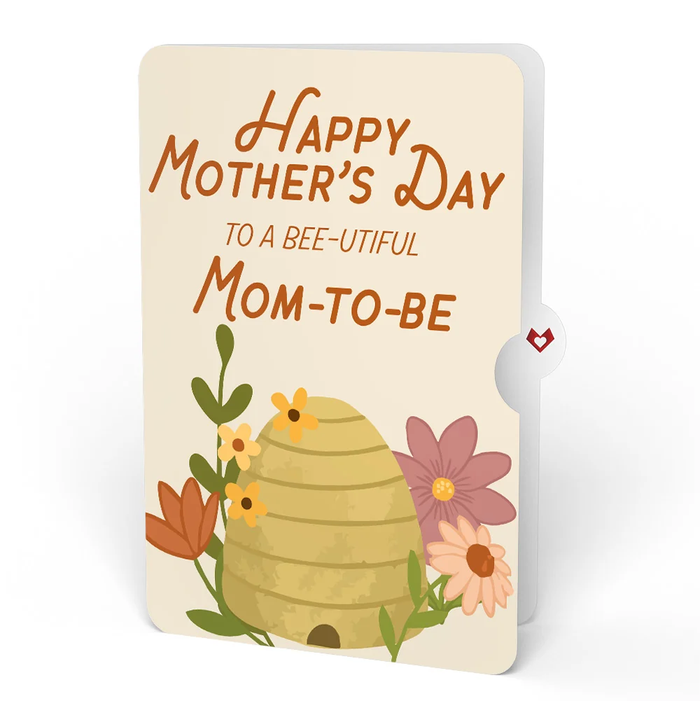 Lovepop Botanical Bee Mother’s Day HeartFelt Charm Card and Sentiment Set for Mom-to-be - Image 4