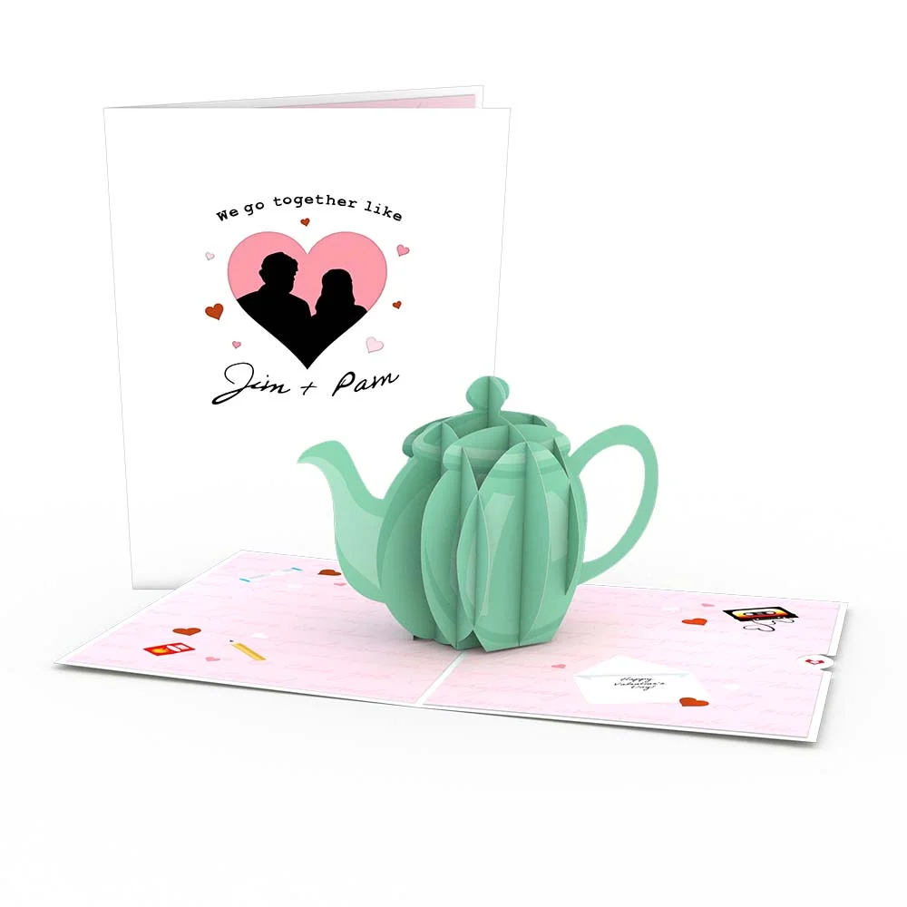 Lovepop The Office We Go Together Like Jim and Pam Pop-Up Card