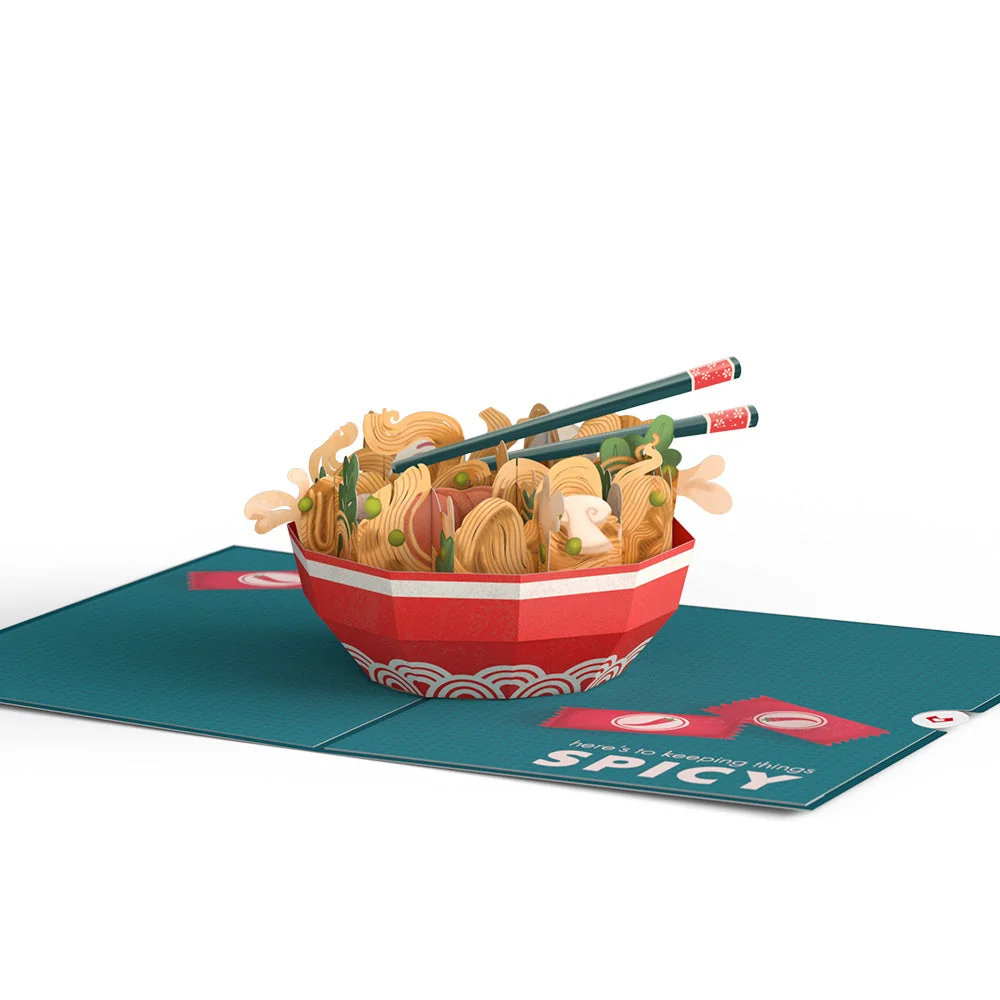 Lovepop Send Noods Spicy Pop-Up Card Bowl - Image 4