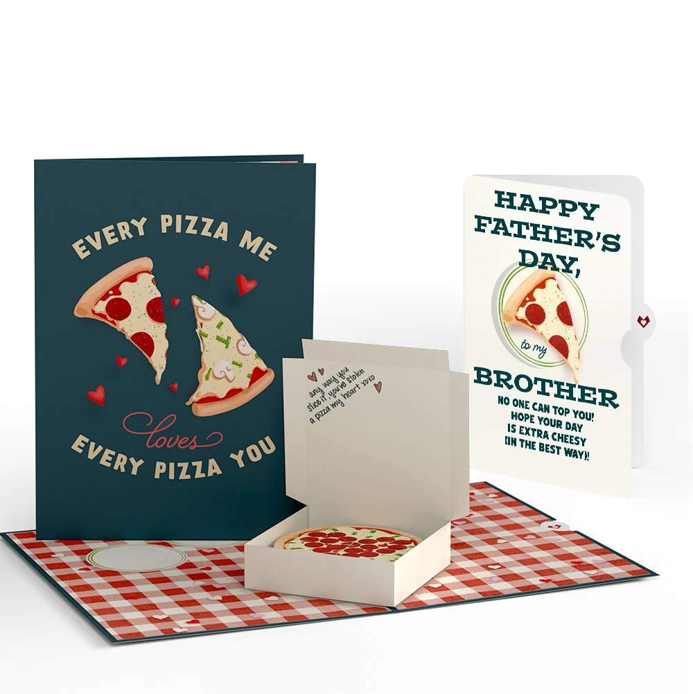 Lovepop Pizza Love Father's Day Pop-Up Card and Sentiment Set for Brother