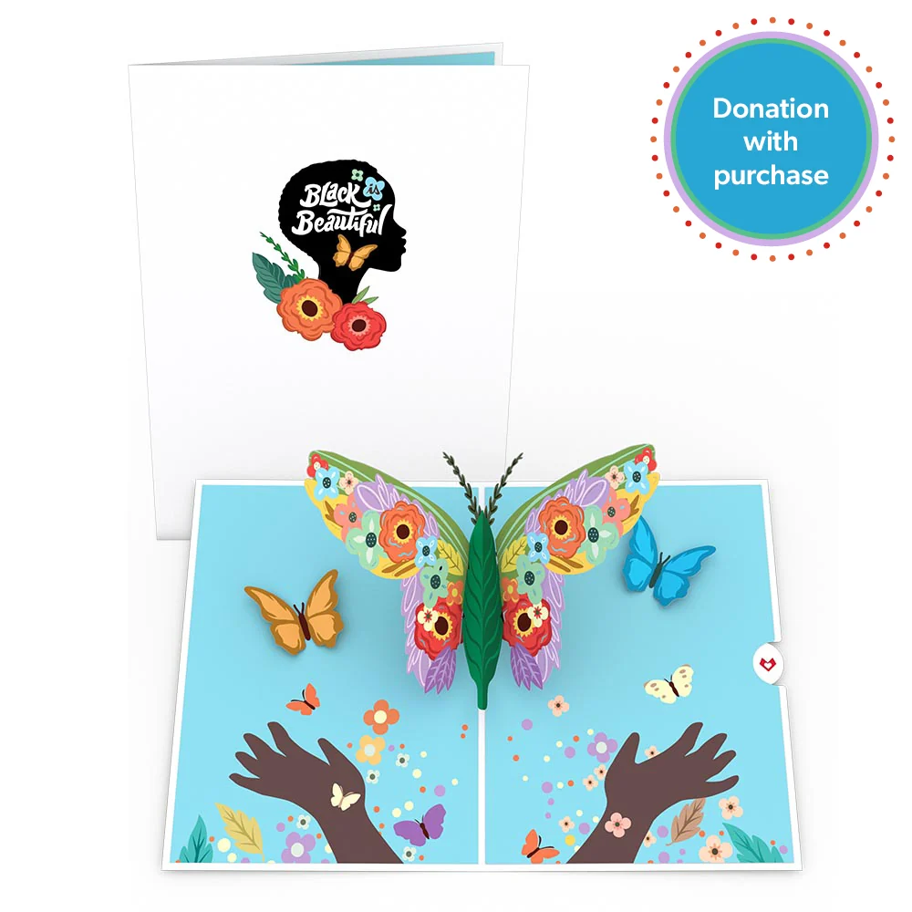Lovepop Black is Beautiful Pop-Up Card