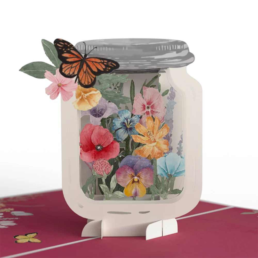 Lovepop Wild Flowers Jar Pop-Up Card - Image 2