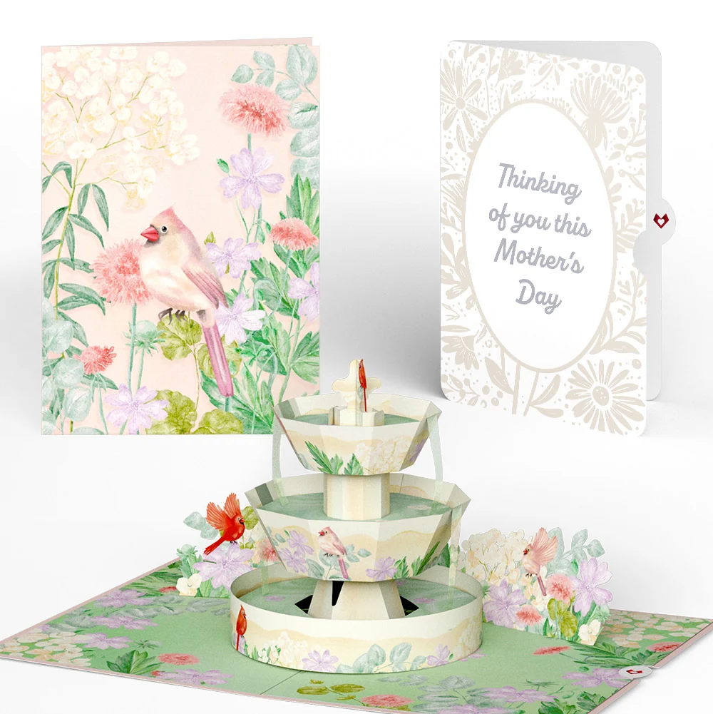 Lovepop Cardinals in the Garden Mother’s Day Pop-Up Card and Sentiment Set for Mom