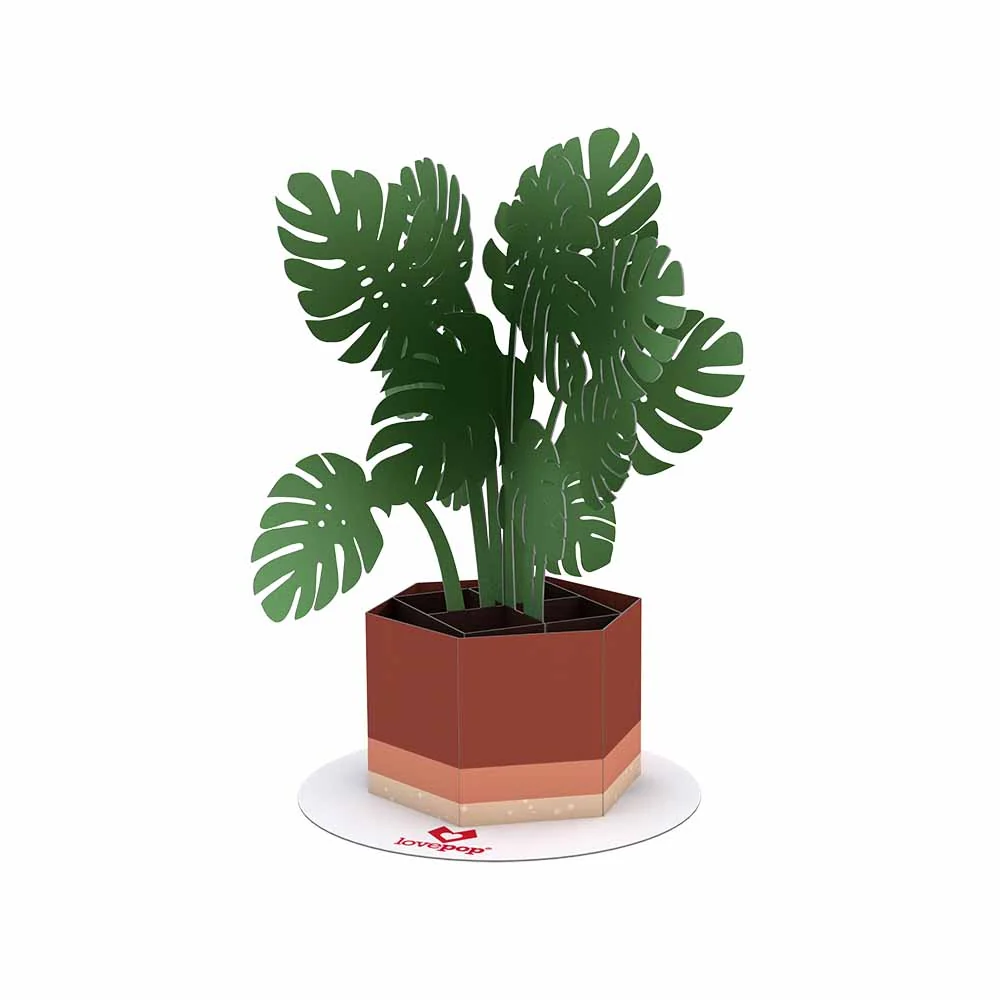 Lovepop Stickerpop: Monstera (5-Pack) - Image 4