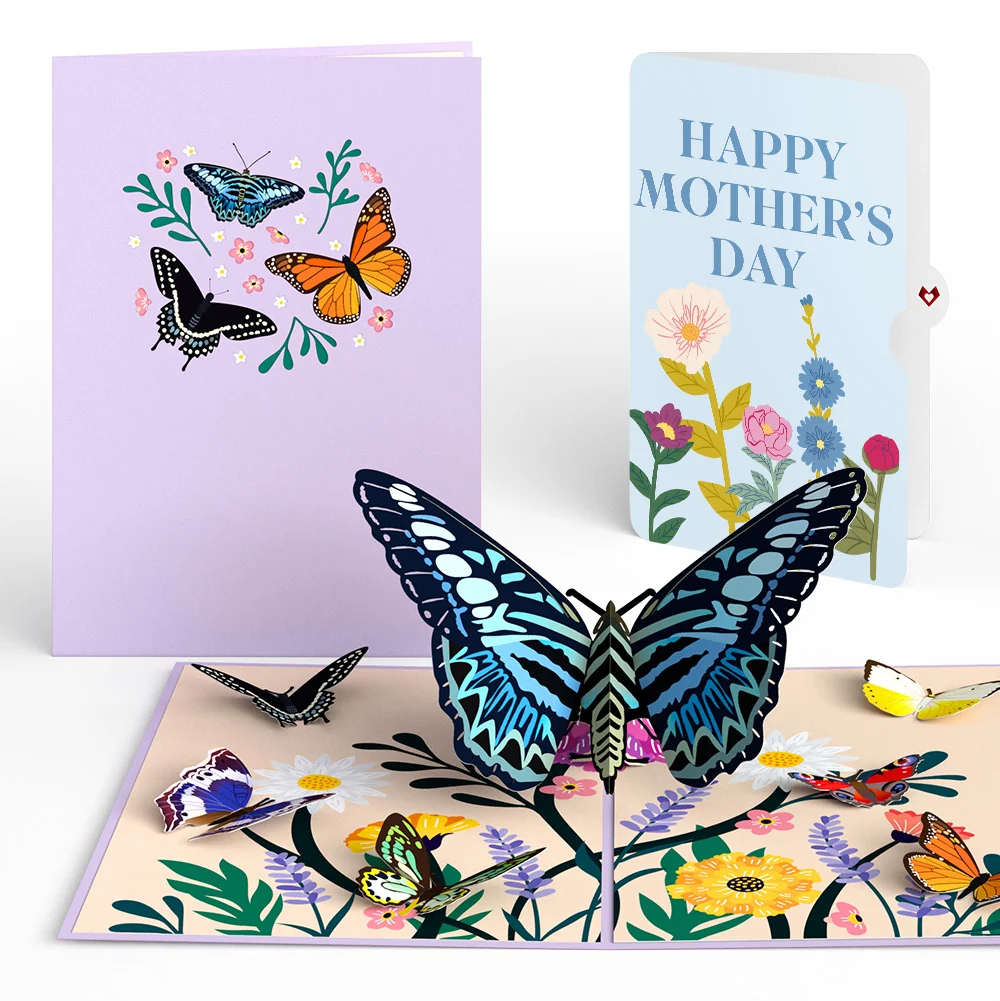 Lovepop Garden Butterflies Mother's Day Pop-Up Card and Sentiment Set
