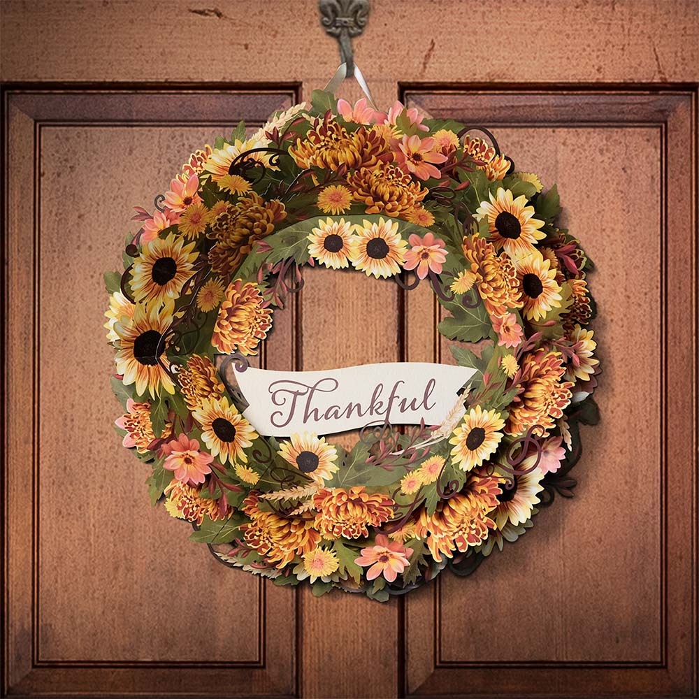 Lovepop Thankful Wreath