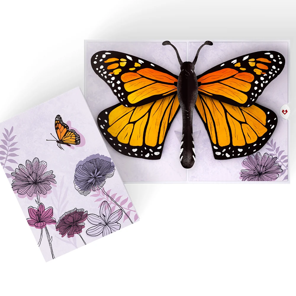 Lovepop Graceful Monarch Butterfly Pop-Up Card