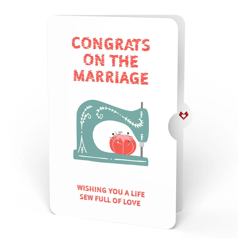 Lovepop Love You Sew Much Wedding Pop-Up Card and Sentiment Set - Image 4