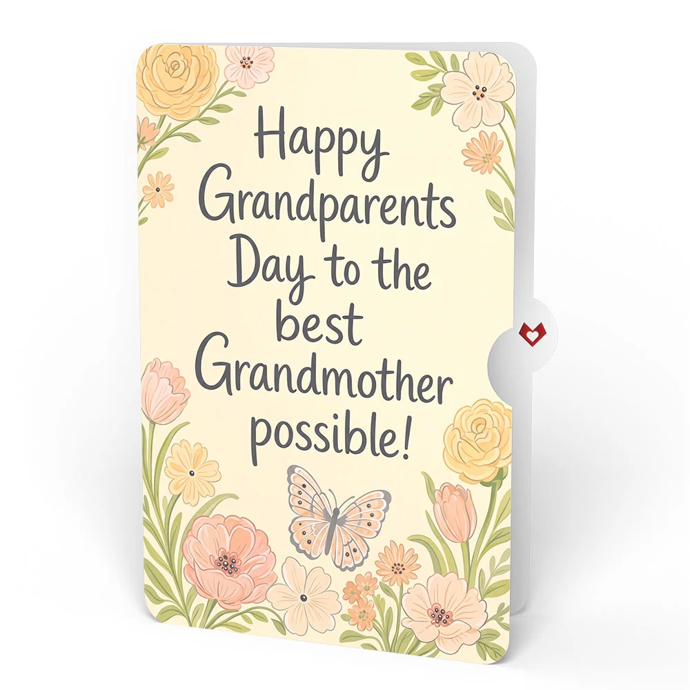 Lovepop Opulent Rose Luxe Bouquet and Grandparents Day Sentiment Set Cream - Image 4