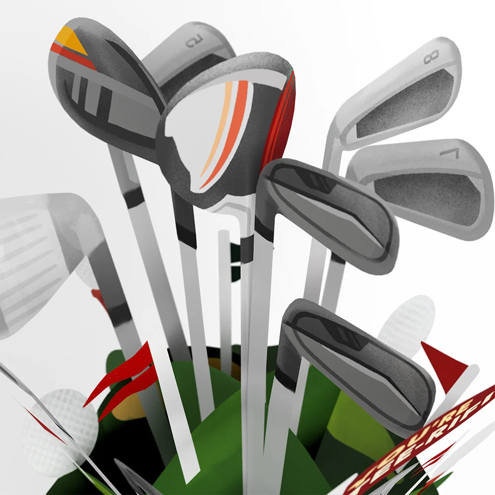 Lovepop Tee-rific Golf Bouquet - Image 2