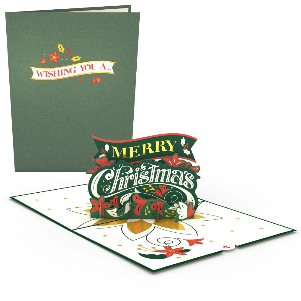 Lovepop Wishing You a Merry Christmas Pop-Up Card