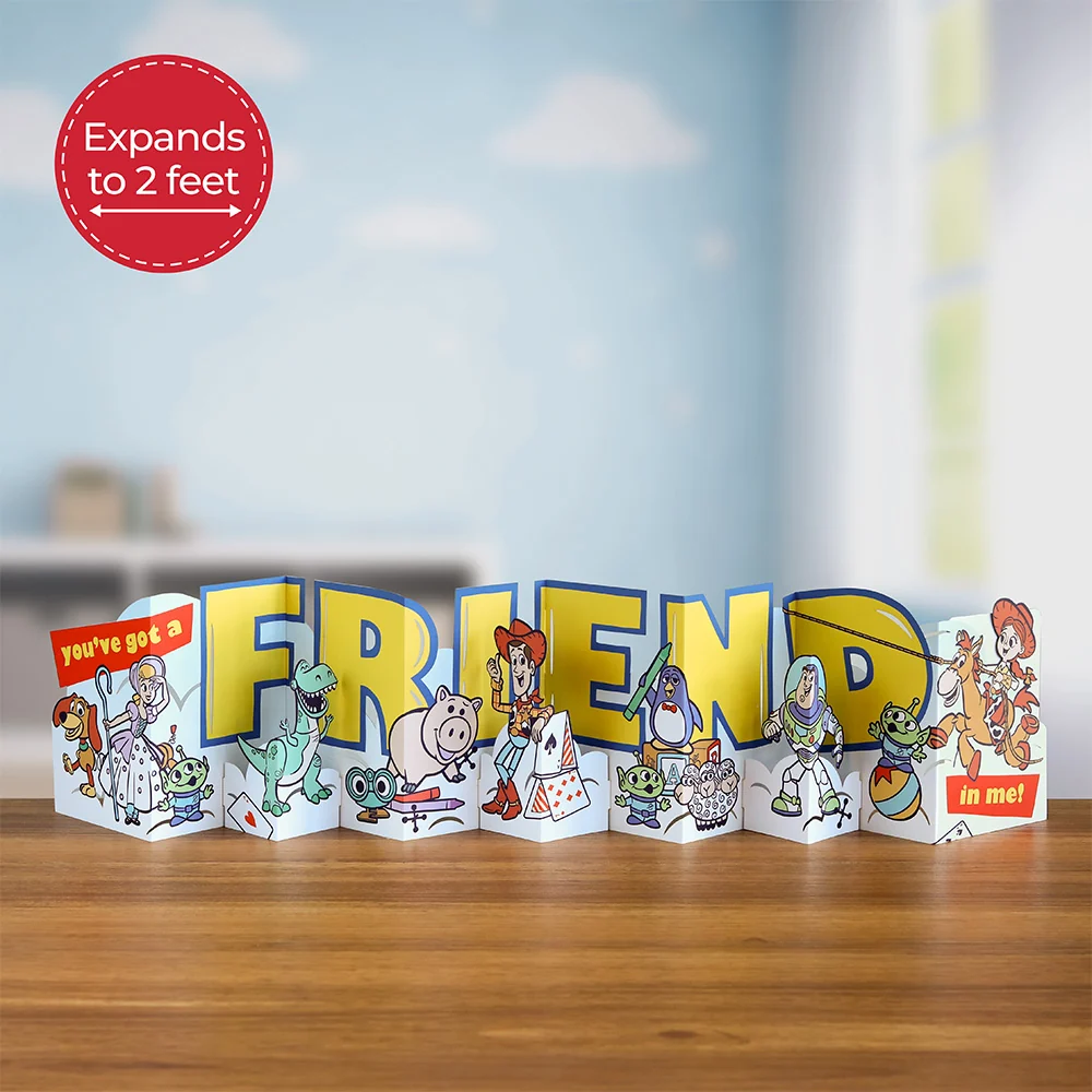 Lovepop Disney and Pixar Toy Story You've Got a Friend in Me Loooooong Card (Expands to 2 feet)