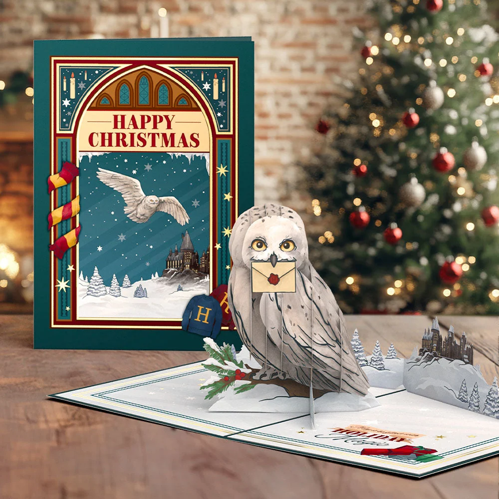 Lovepop Harry Potter Hedwig Holiday Magic Pop-Up Card