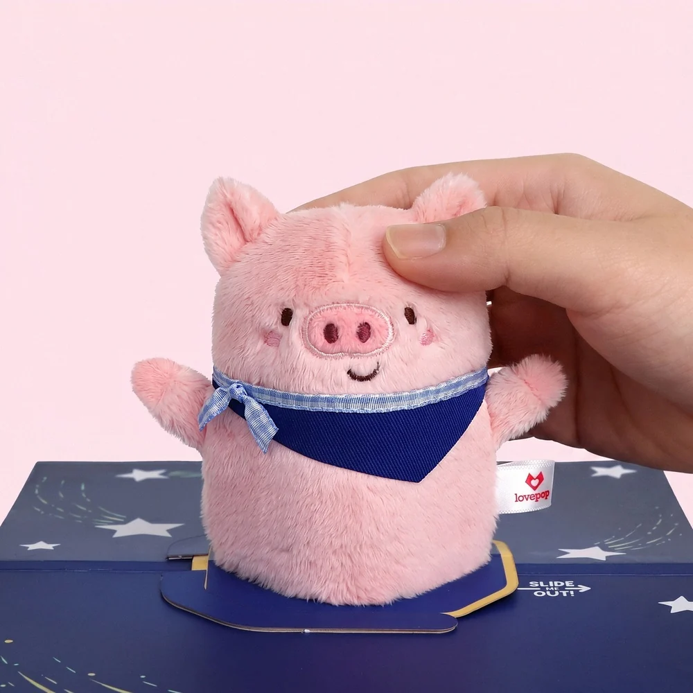 Lovepop 'Just Pig-Cause' Plushpop Card - Image 2