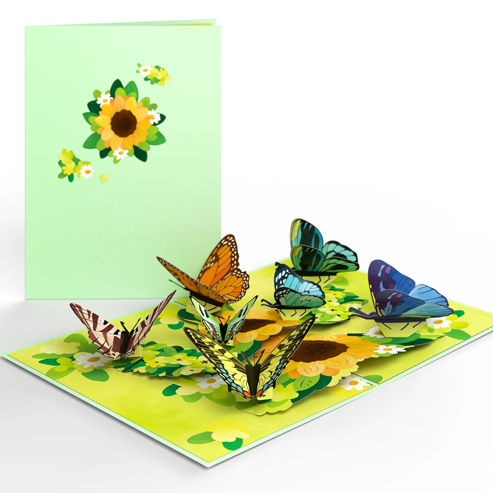 Lovepop Sunflower Butterflies Pop-Up Card