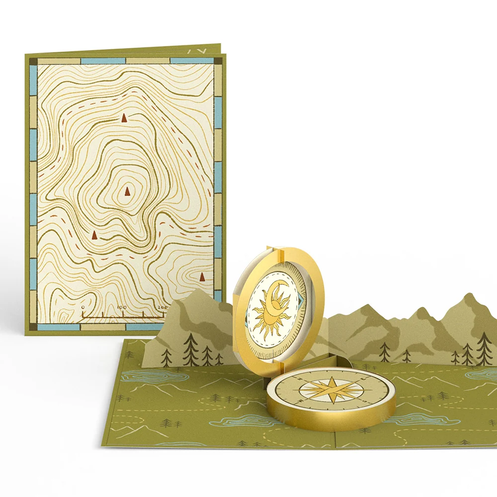 Lovepop Guiding Compass Pop-Up Card
