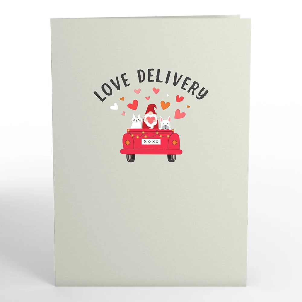 Lovepop Love Delivery Truck Pop-Up Card Plate - Image 6