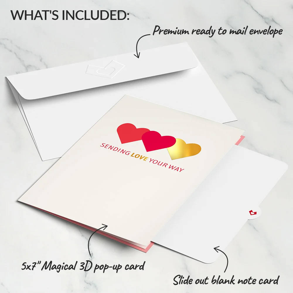Lovepop Sending Love Valentine's Day Pop-Up Card - Image 5