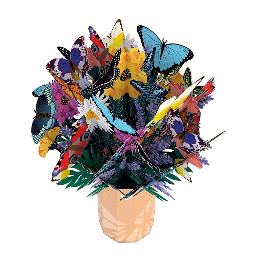 Lovepop Butterfly Bouquet Pot - Image 3