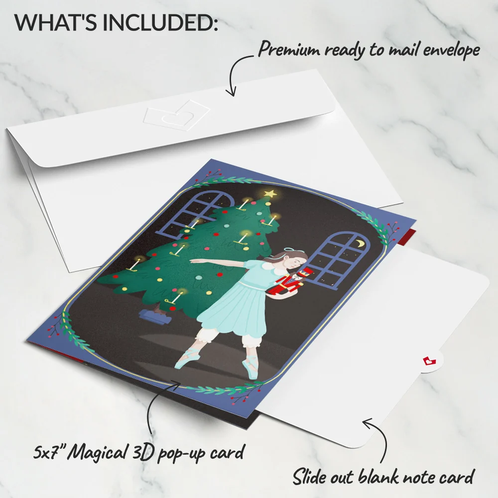 Lovepop The Nutcracker Christmas Magic Music and Lights Pop-Up Card - Image 7