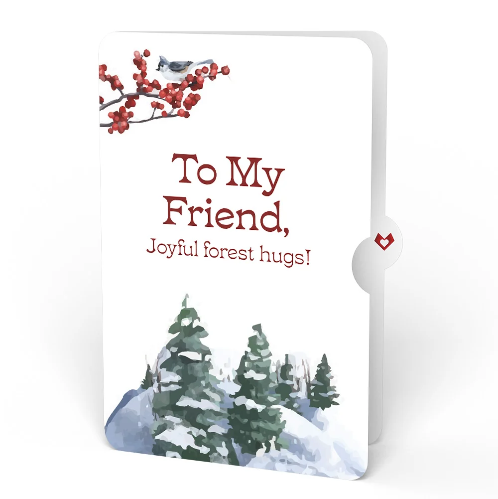 Lovepop Winter Wishes Mountain Village Light-Up Pop-Up Card and Sentiment Set for Friend - Image 4