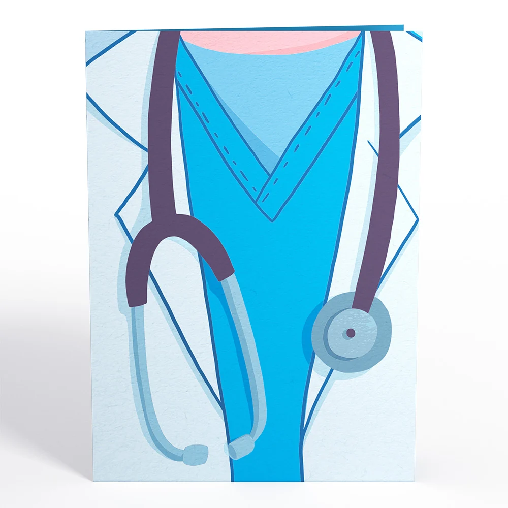 Lovepop Doctor Pop-Up Card Scrub - Image 4