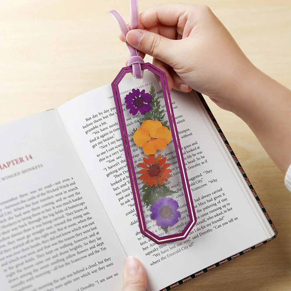 Lovepop Best Chapter Yet Petal Pressed Bookmark Card