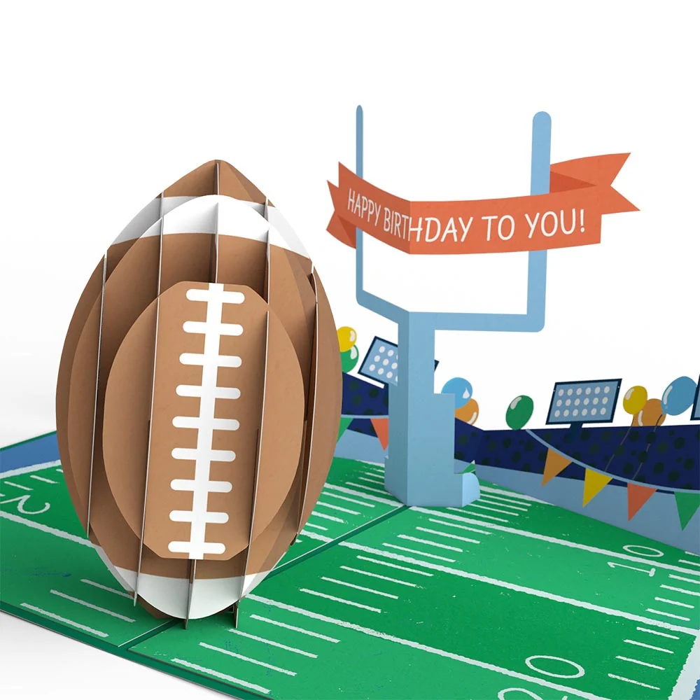 Lovepop Another Birthday Down Football Pop-Up Card - Image 2