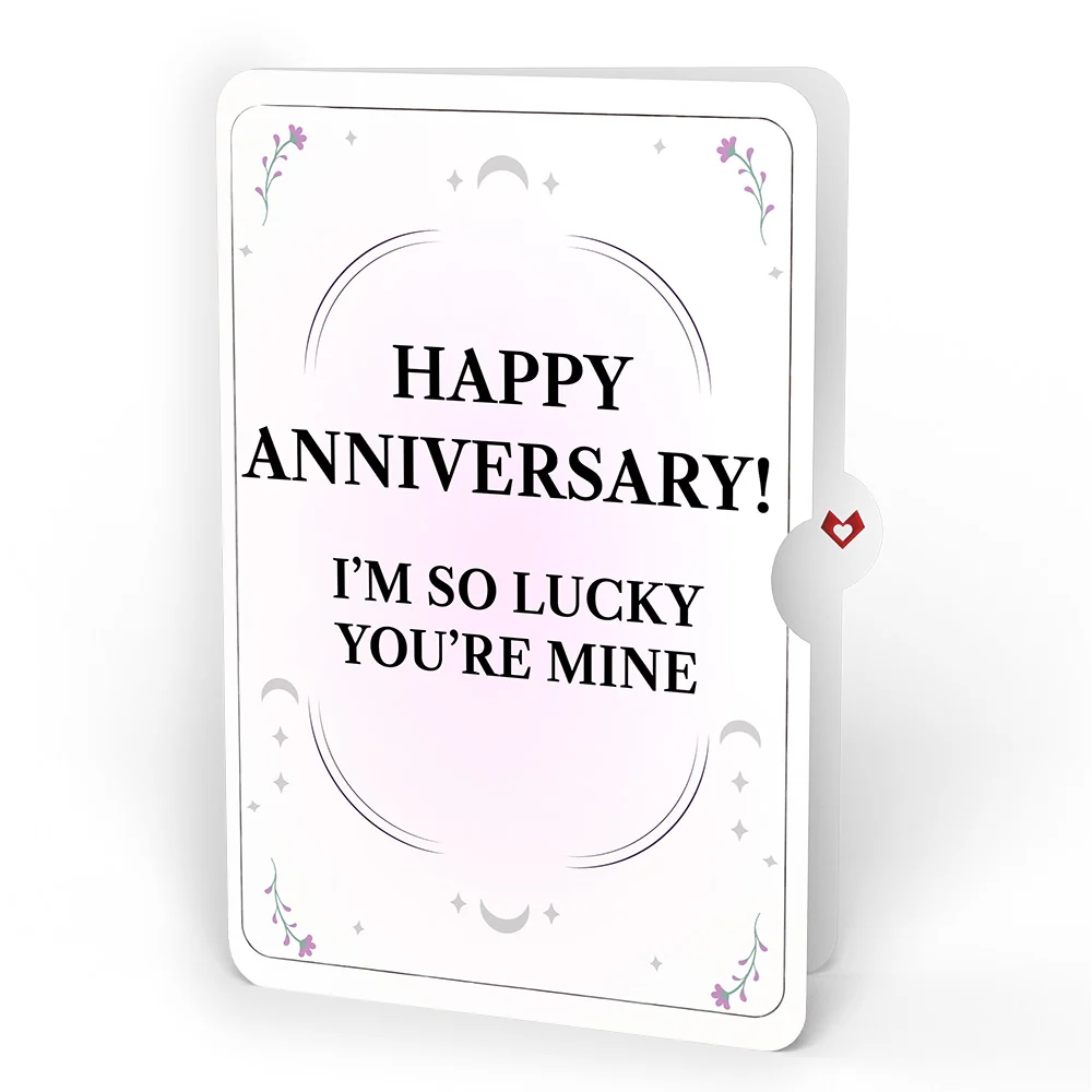 Lovepop Mystic Black Cat Anniversary HeartFelt Charm Card and So Lucky Sentiment Set - Image 4