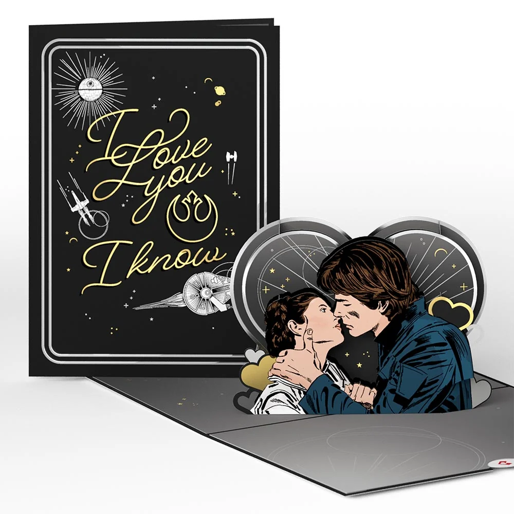 Lovepop Star Wars Han Solo & Leia Love Pop-Up Card