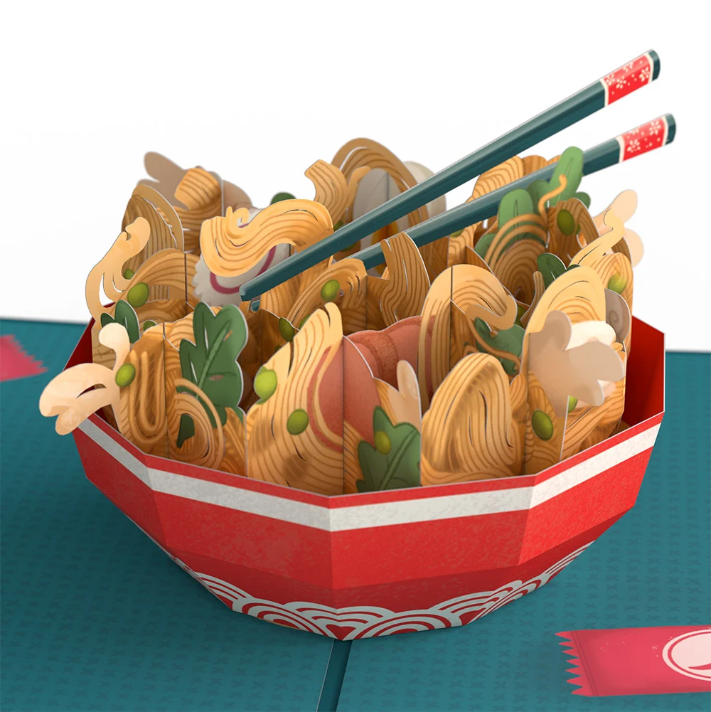 Lovepop Send Noods Spicy Father's Day Pop-Up Card and Sentiment Set for Husband Bowl - Image 3