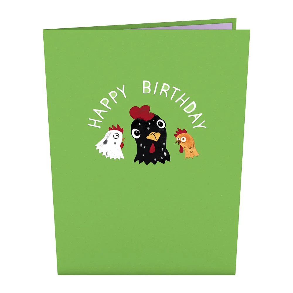 Lovepop Happy Birthday To My Spring Chicken Pop-Up Card Candle - Image 4
