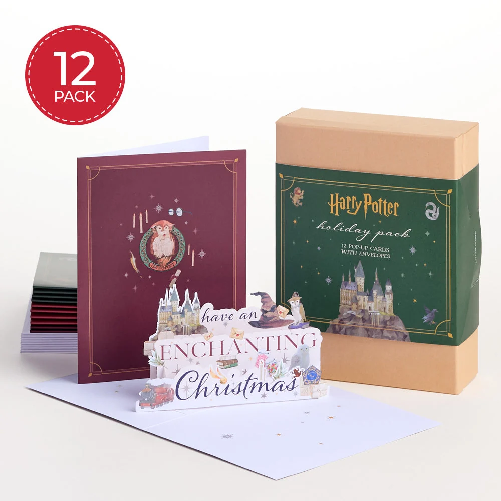 Lovepop Harry Potter Holiday Box Set (Assorted 12-Pack): Paperpop Card
