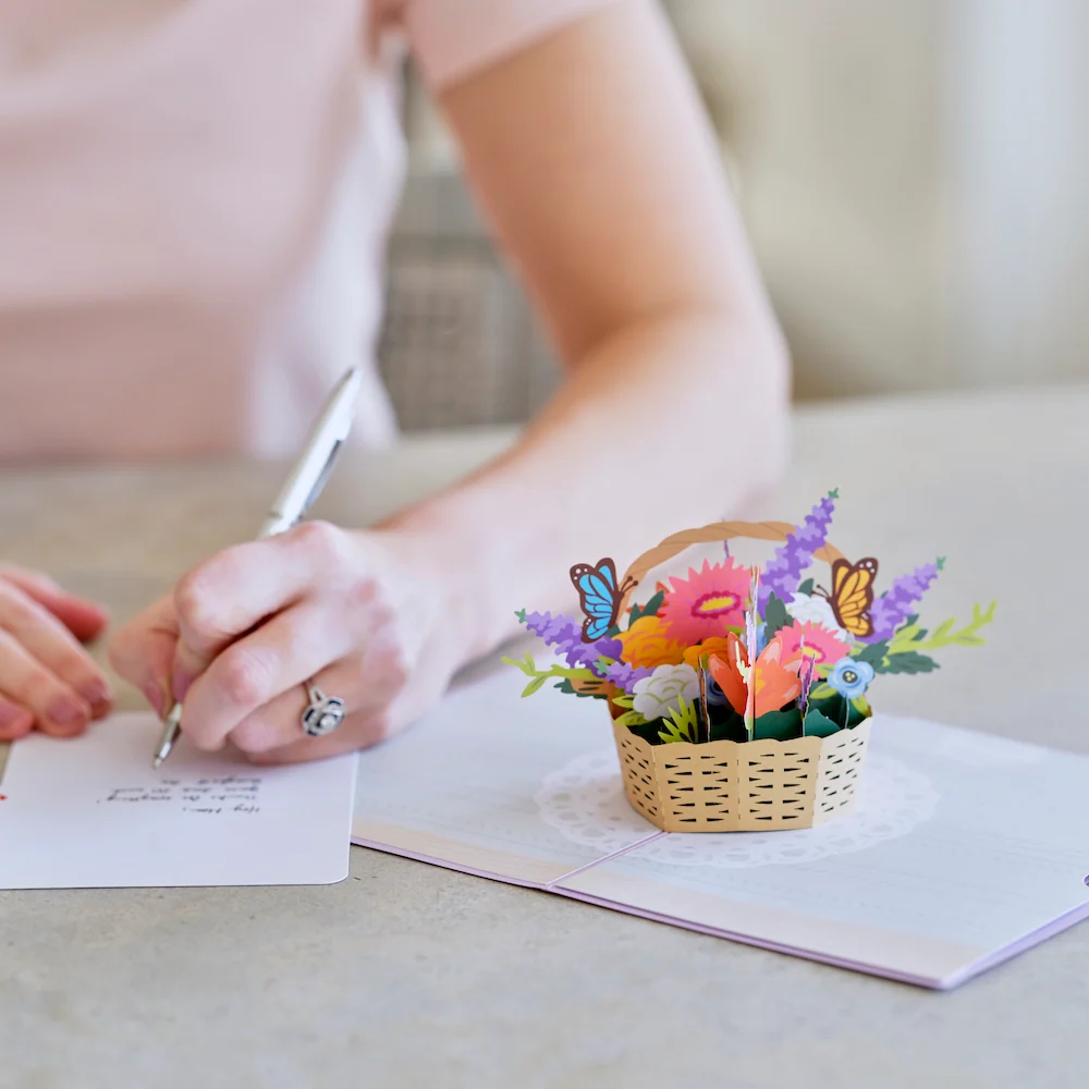 Lovepop Mother's Day Flowers Pop-Up Card Basket - Image 7
