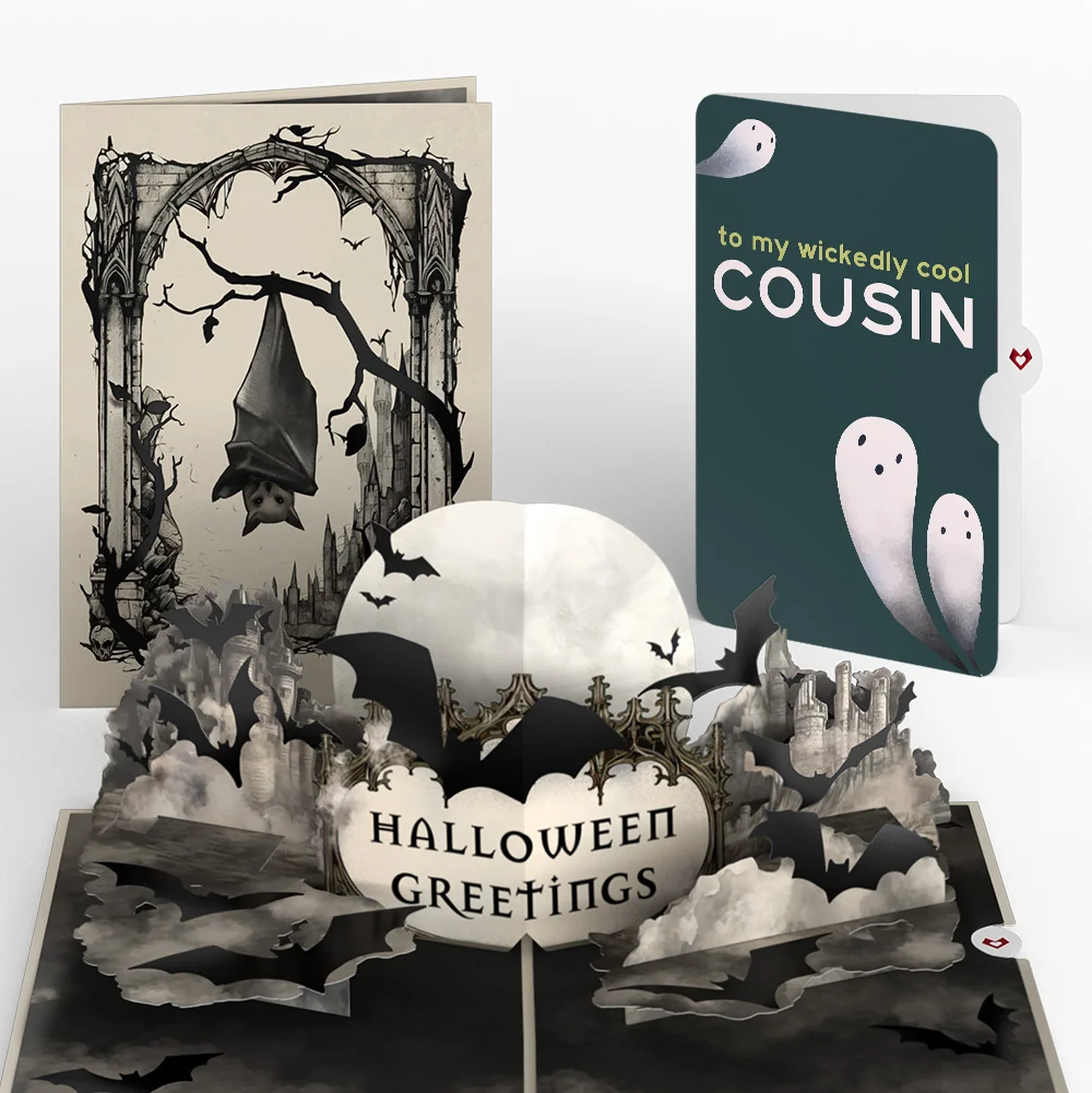 Lovepop Halloween Greetings Pop-Up Card and Sentiment Set for Cousin