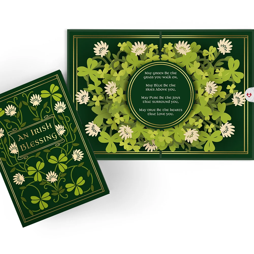 Lovepop Irish Blessing Pop-Up Card