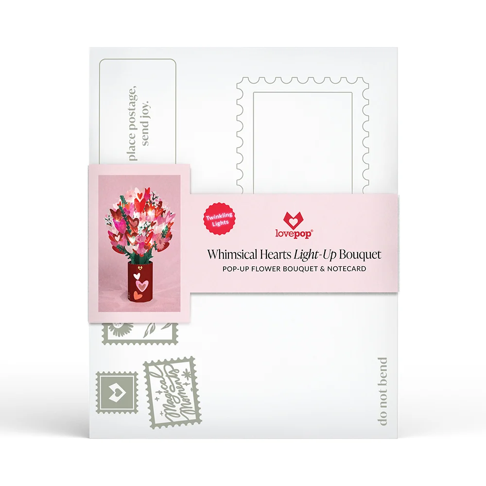 Lovepop I Lava You Light-Up Pop-Up Card & Bouquet Bundle - Image 6