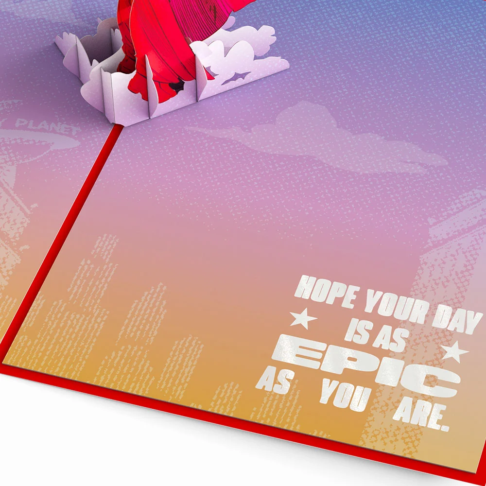 Lovepop Supergirl Keep Soaring High Pop-Up Card - Image 3