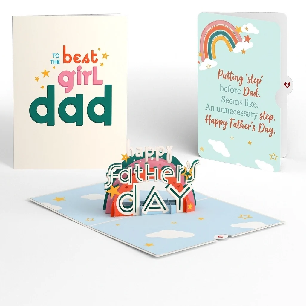 Lovepop Girl Dad Father's Day Pop-Up Card and Sentiment Set