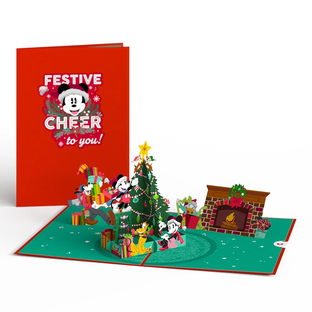 Lovepop Festive Cheer Pop-Up Card – Disney's Mickey & Friends