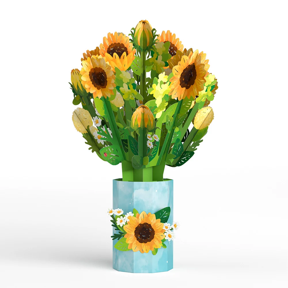 Lovepop Berry Sweet Birthday Suncatcher Card & Pop-Up Bouquet Bundle - Image 13