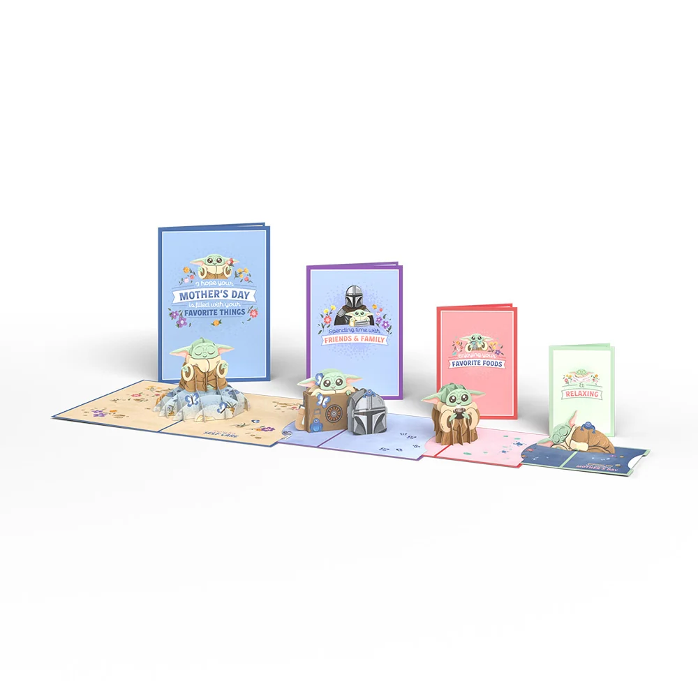 Lovepop Star Wars The Mandalorian Grogu Mother’s Day Favorite Things 4-in-1 Nesting Card