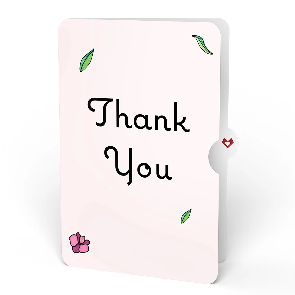 Lovepop You Make Things Bloom Orchid Thank You Suncatcher Card and Sentiment Set Glass - Image 4